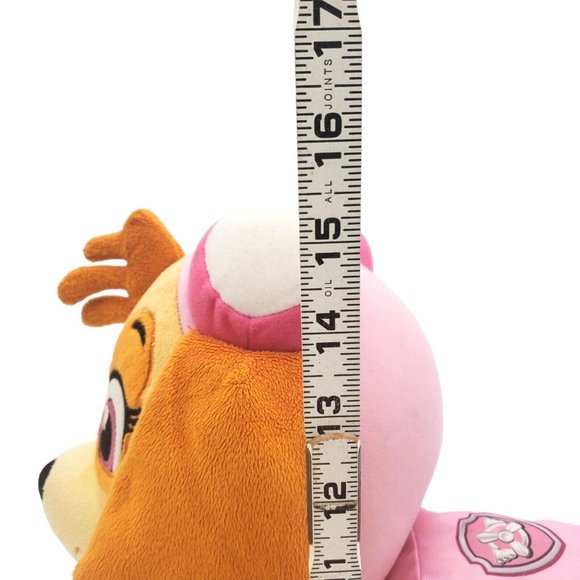 Nickelodeon Paw Patrol Plush Skye Girls Dog Large Cuddle Sky Pink Toy 16” EUC - Picture 7 of 8